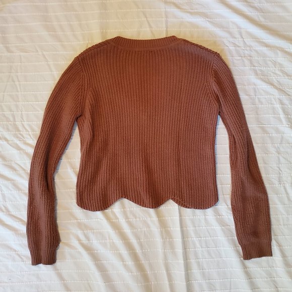 Dynamite Scallop-Edged Sweater, Size S - Picture 8 of 8